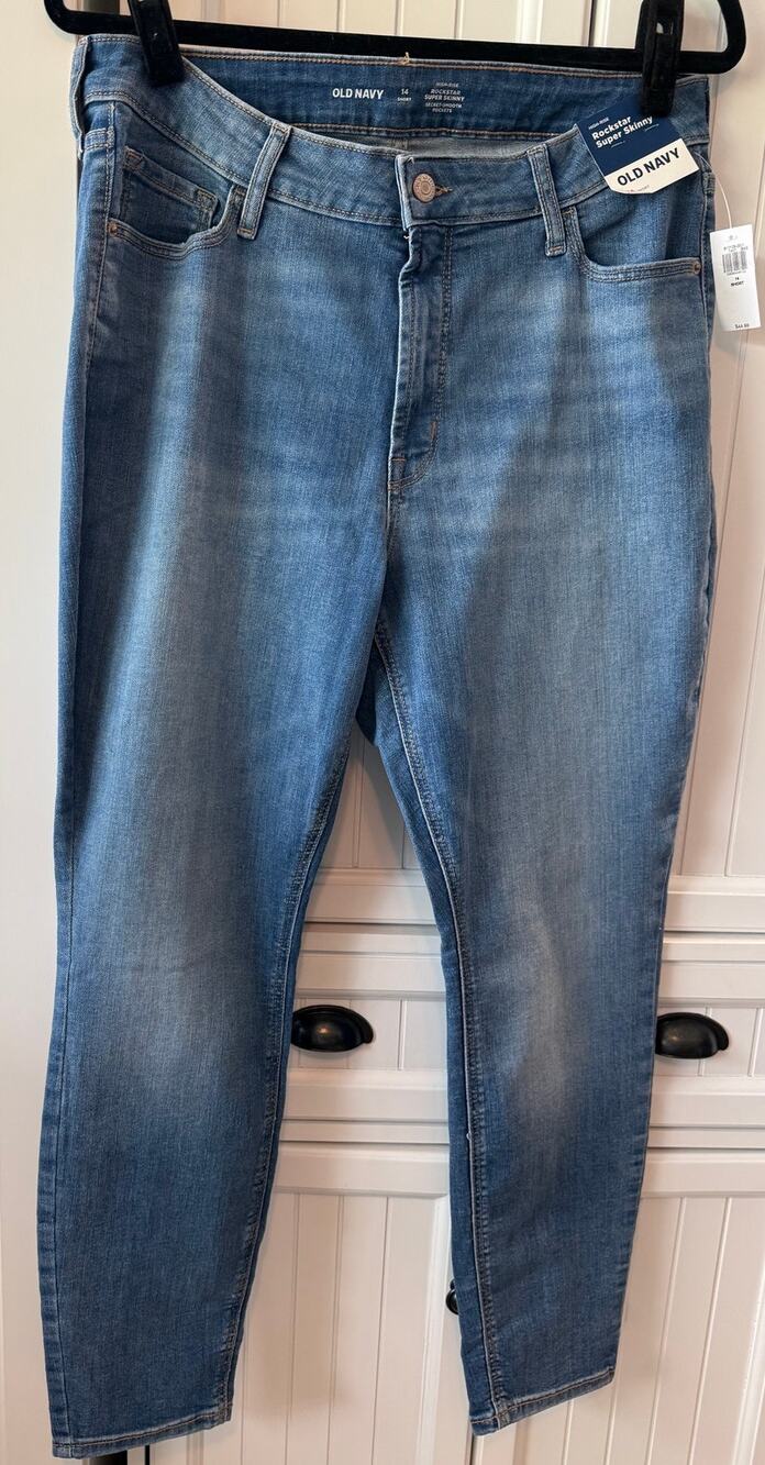 Old Navy Super Skinny Rockstar jeans size 14P NWT